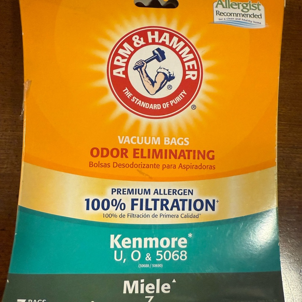 Arm & Hammer Odor Eliminating Vacuum Bags - Orange